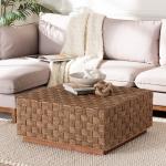 Seagrass Wrapped Coffee Table