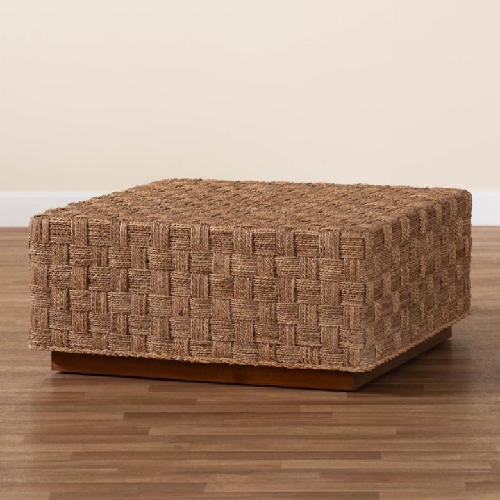 Seagrass Wrapped Coffee Table