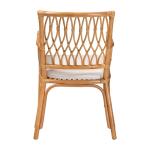 Light Honey Rattan Accent Chair