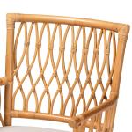 Light Honey Rattan Accent Chair