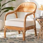 Light Honey Rattan Marisa Accent Chair
