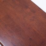 Cherry & Black Wood Blooming Dining Bench