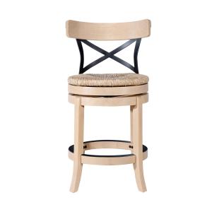 Blonde Oak Myrtle Swivel Counter Stool