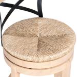 Blonde Oak Myrtle Swivel Counter Stool