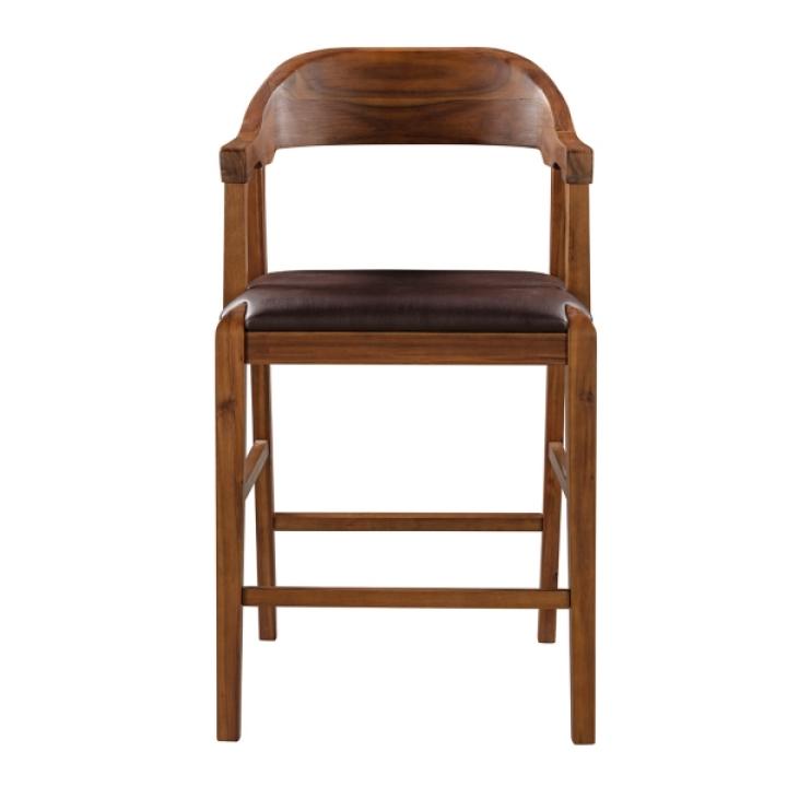 Chestnut Wire-Brush Rasmus Counter Stool