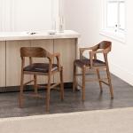 Chestnut Wire-Brush Rasmus Counter Stool