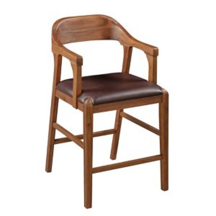 Chestnut Wire-Brush Rasmus Counter Stool