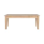 Blonde Oak Wood Shaker Dining Bench