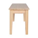 Blonde Oak Wood Shaker Dining Bench