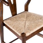 Walnut Wood Wishbone Counter Stool