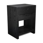 Black Vivara 2-Drawer Nightstand