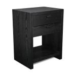 Black Vivara 2-Drawer Nightstand