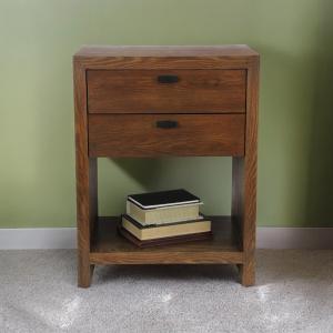 Brown Vivara 2-Drawer Nightstand