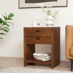 Brown Vivara 2-Drawer Nightstand