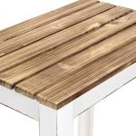 Brown and White Cedarfield Accent Table