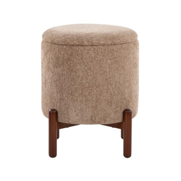 Tan Daniella Storage Ottoman