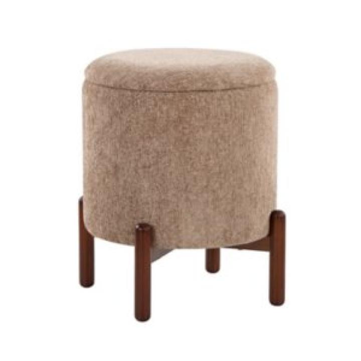 Tan Daniella Storage Ottoman