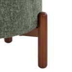 Green Daniella Storage Ottoman