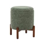 Green Daniella Storage Ottoman