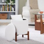 White Daniella Storage Ottoman