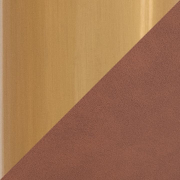 Brown Faux Leather Marge Counter Stools, Set of 2