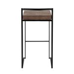 Fiji Brown Stackable Bar Stools, Set of 2