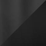 Black Faux Leather Stackable Bar Stools, Set of 2