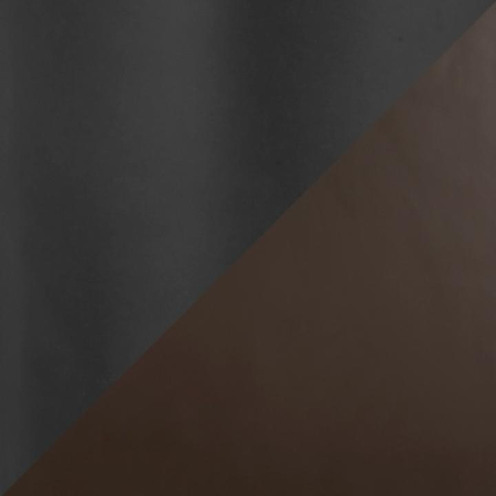 Brown Faux Leather Stackable Bar Stools, Set of 2