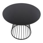 Black Canary Cosmo Round Dining Table