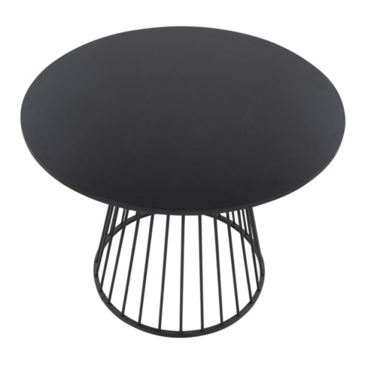 Black Canary Cosmo Round Dining Table