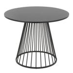 Black Canary Cosmo Round Dining Table
