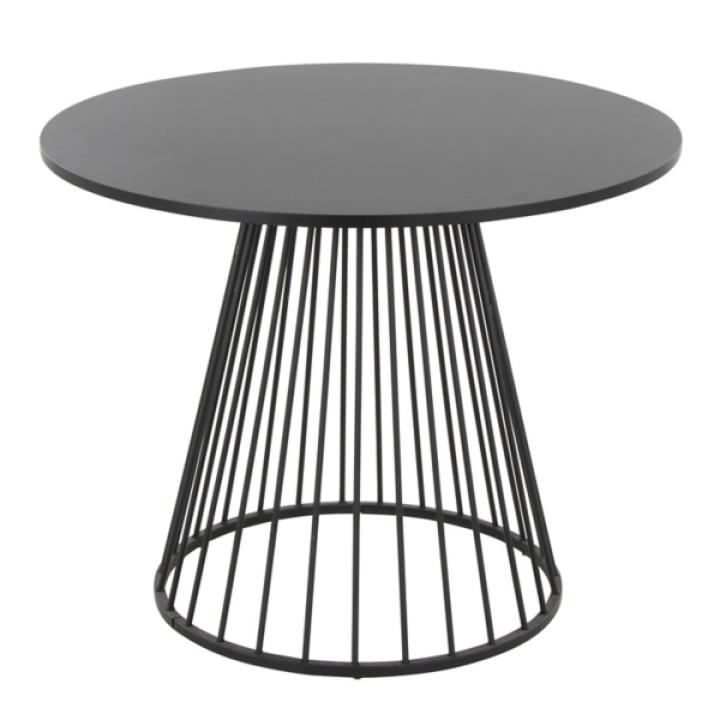 Black Canary Cosmo Round Dining Table