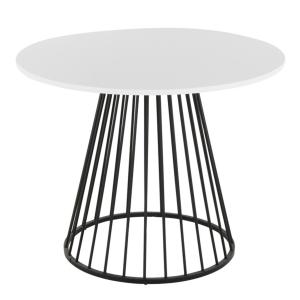 Black and White Canary Cosmo Round Dining Table
