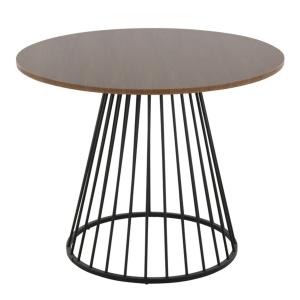 Black and Brown Canary Cosmo Round Dining Table