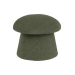 Drak Green Boucle Mushroom Storage Ottoman