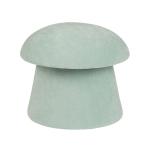 Light Green Chenille Mushroom Storage Ottoman