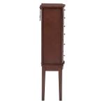 Walnut Wood 6-Drawer Maddie Jewelry Armoire
