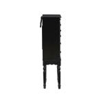 Black 5-Drawer Ollie Petite Jewelry Armoire