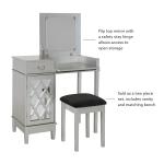 Silver Lattice Ella 2-pc. Vanity Set