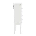 White 5-Drawer Jasmine Petite Jewelry Armoire