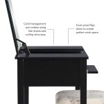 Black Virginia Butterfly 2-pc. Vanity Set