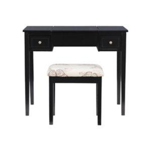 Black Virginia Butterfly 2-pc. Vanity Set