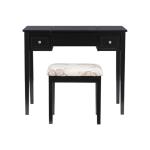 Black Virginia Butterfly 2-pc. Vanity Set