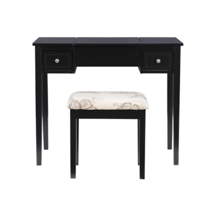 Black Virginia Butterfly 2-pc. Vanity Set