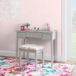 Silver Virginia Butterfly 2-pc. Vanity Set