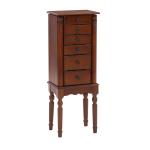 Cherry 5-Drawer Ollie Petite Jewelry Armoire