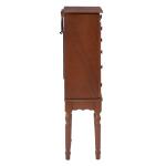 Cherry 5-Drawer Ollie Petite Jewelry Armoire