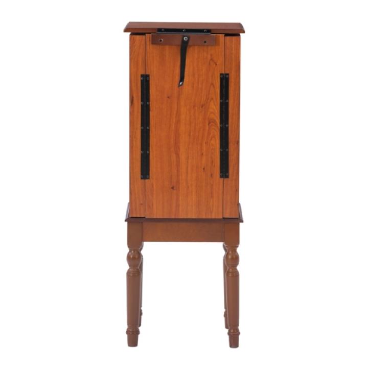 Cherry 5-Drawer Ollie Petite Jewelry Armoire
