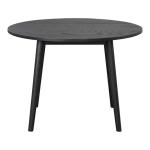 Black Round Veneten Dining Table