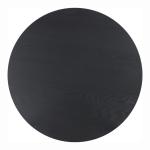 Black Round Veneten Dining Table